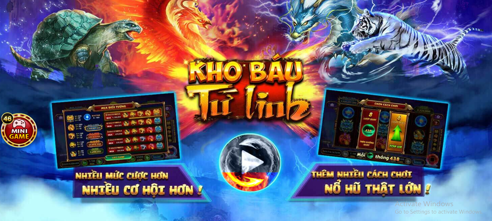Kho Báu Tứ Linh Go88 Vip