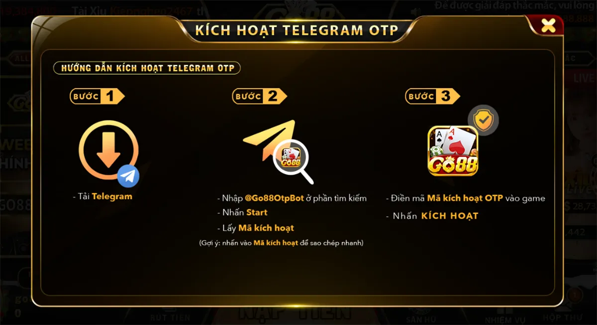 Chính sách bảo mật go88 được ưu tiên hàng đầu