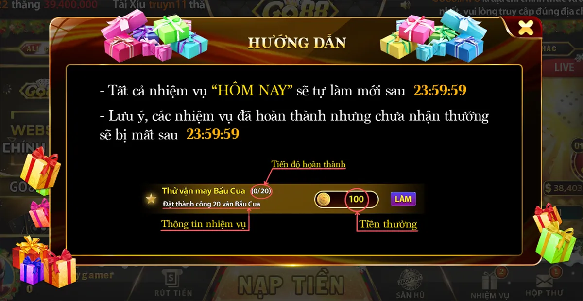 Go88 sẵn sàng hỗ trợ game thủ về chương trình khuyến mãi