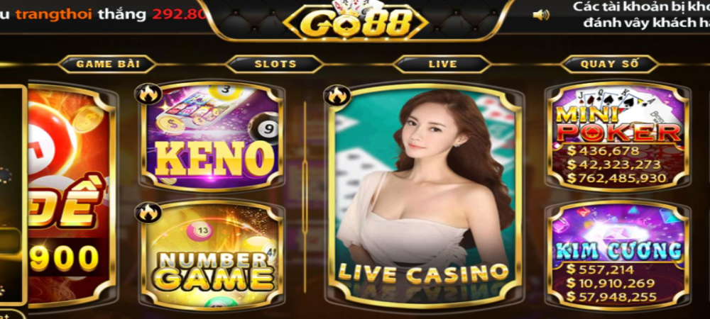 Live casino Go88 COM
