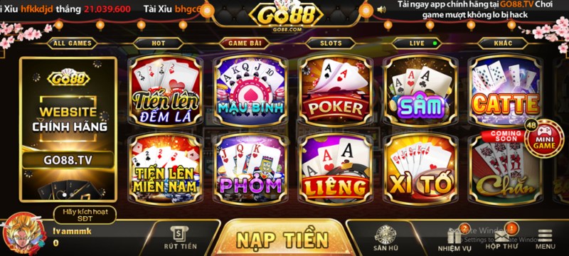 tiến lên miền Nam Go88 tài xỉu