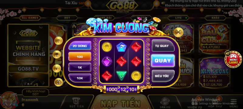 Kim cương Go88