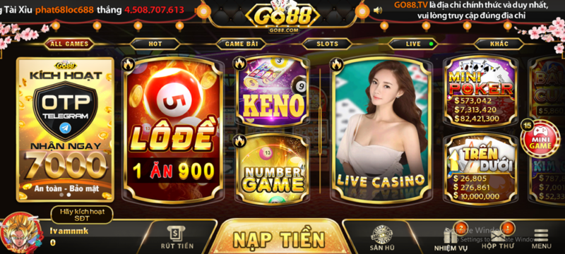 Lô đề 1 ăn 900 Go88 APK