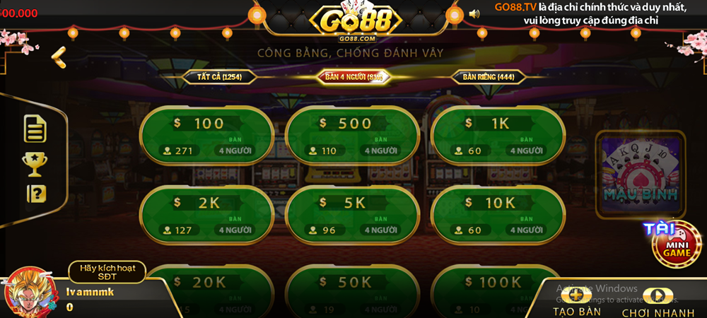 Mậu binh Go88vn