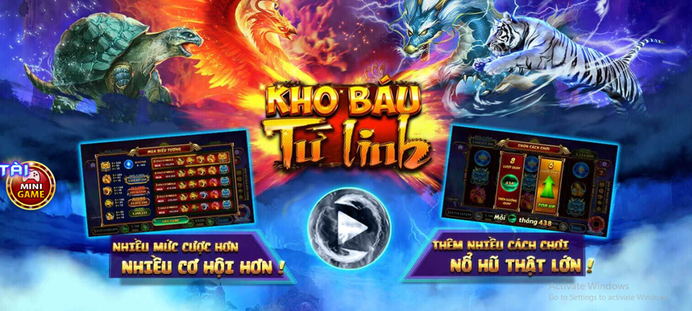 Kho báu Tứ Linh Go88vn