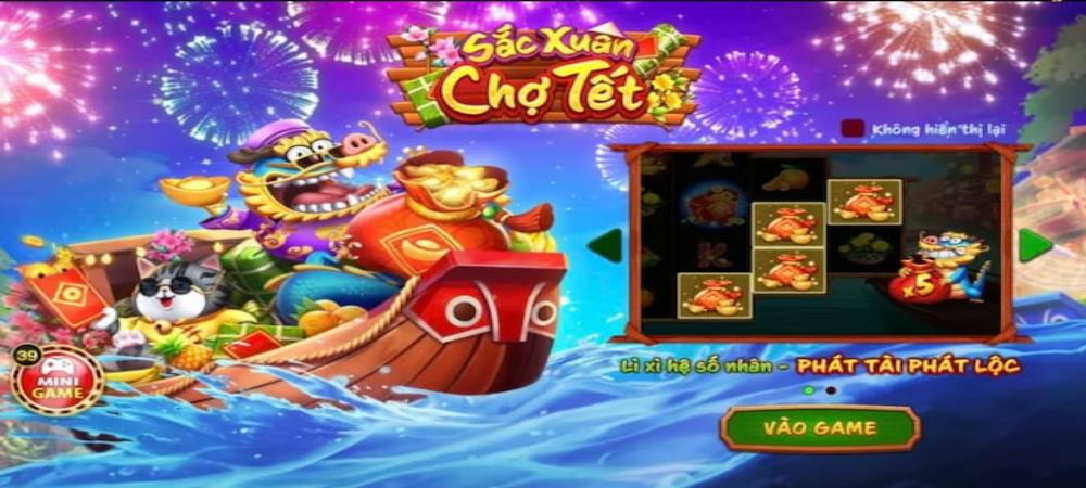 sắc xuân chợ tết Go88vn