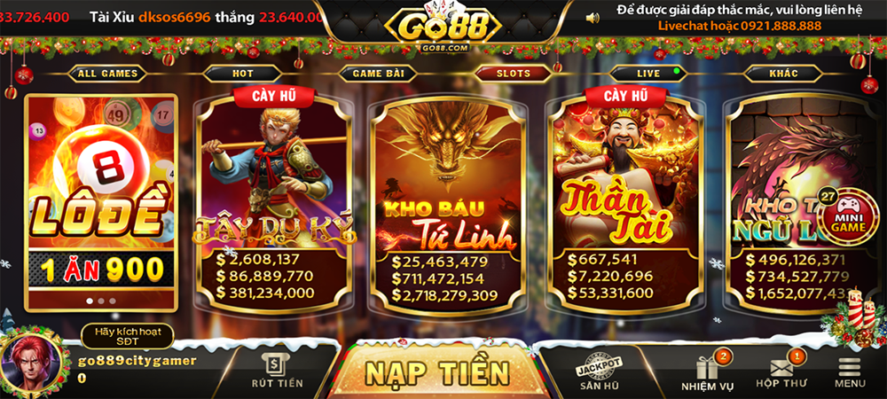 Game chơi bài đổi điểm Go88k
