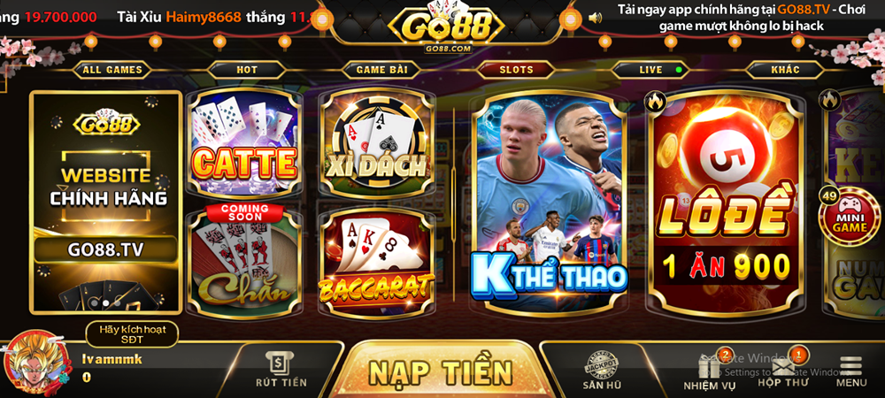 Baccarat Go88 Top