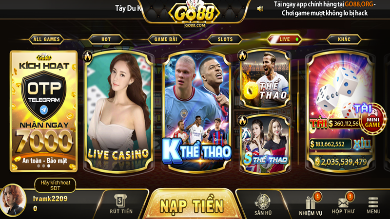 thể thao Go88 club