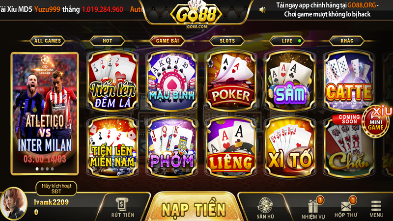 tiến lên miền Nam Tải Go88