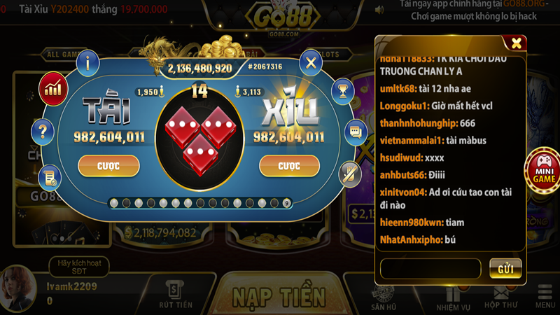 tiến lên miền Nam Go88 tài xỉu