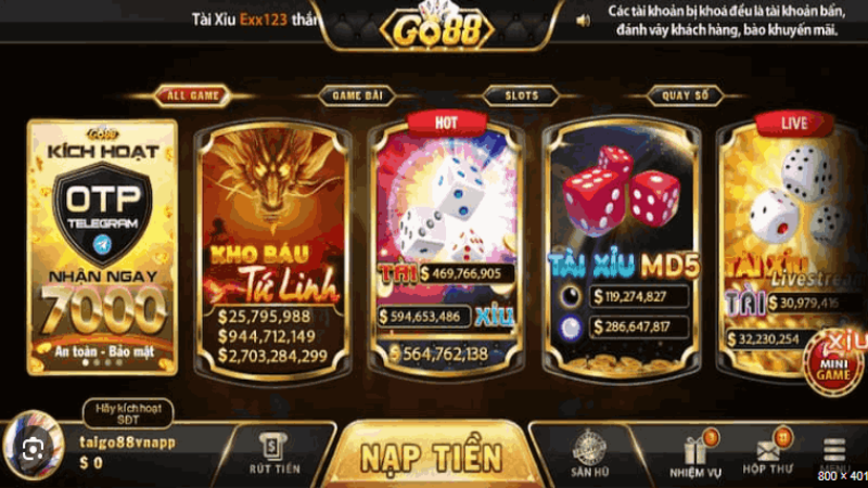 Go88 tài xỉu