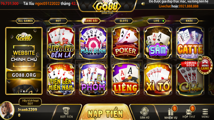 Phỏm Play Go88