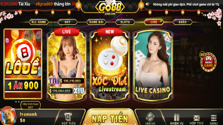 Live casino Go88