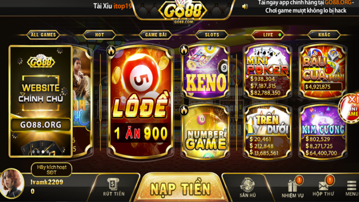 Lô đề Go88 play