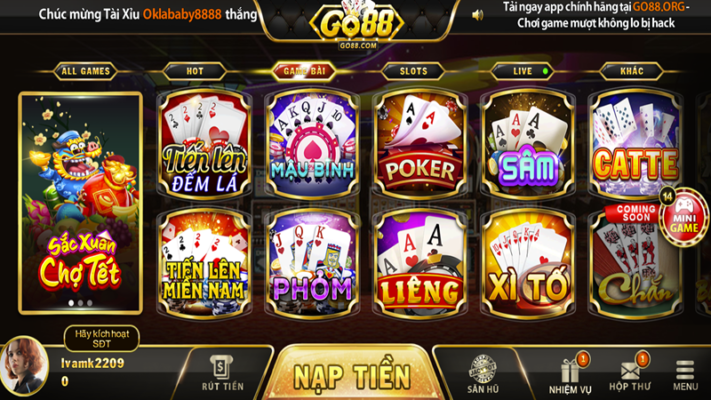 tiến lên miền Nam Tải Go88
