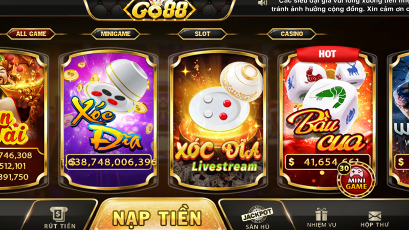 Xóc đĩa Go88