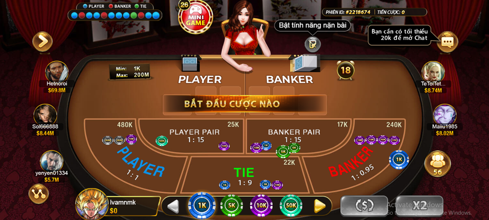 Baccarat Go88 club